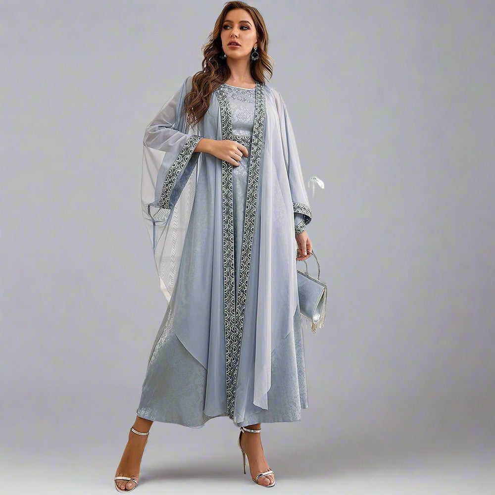 Dubai Abaya with Embroidery