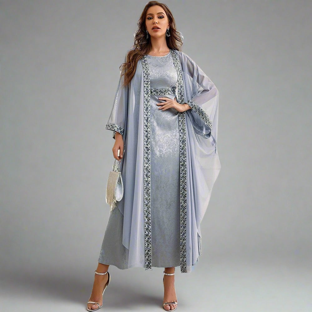 Dubai Abaya with Embroidery